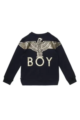 Boy Eagle Backprint Kids Sweatshirt