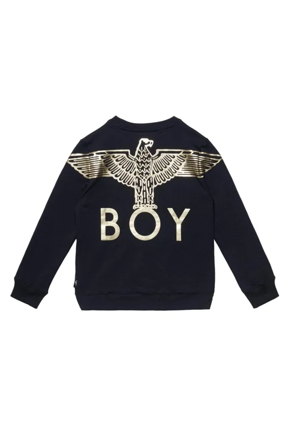 Boy Eagle Backprint Kids Sweatshirt