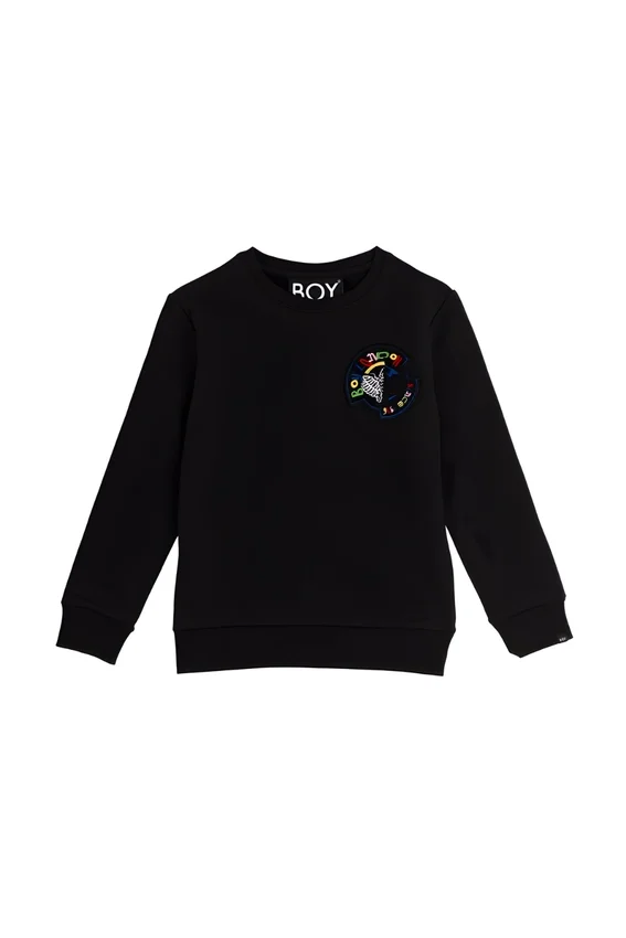 Boy Kids Badge Sweatshirt