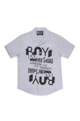 Boy Kr Seersucker Shirt