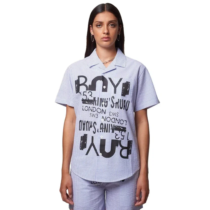 Boy Kr Seersucker Shirt