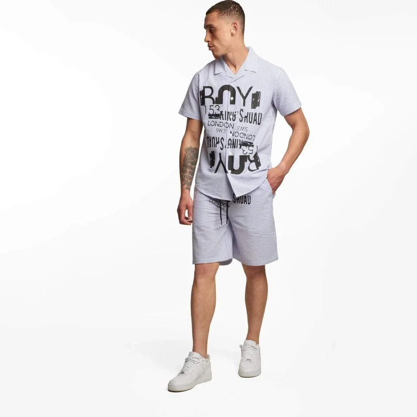 Boy Kr Seersucker Shorts