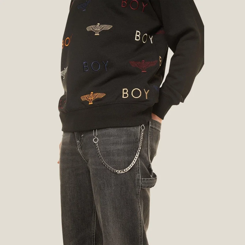 Boy Mania Embroidery Sweatshirt