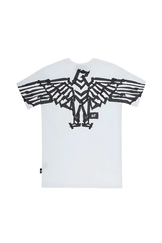 Boy Tape Eagle Backprint T-Shirt