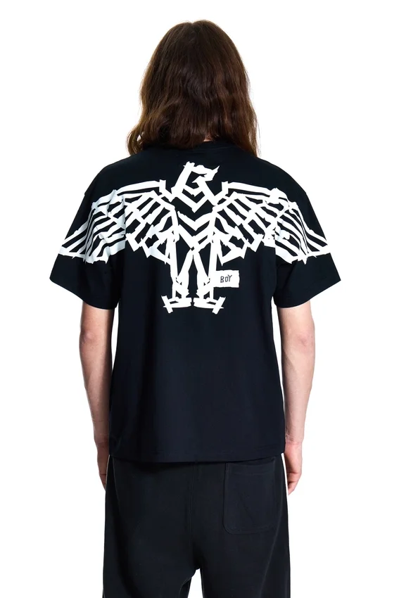 Boy Tape Eagle Backprint T-Shirt