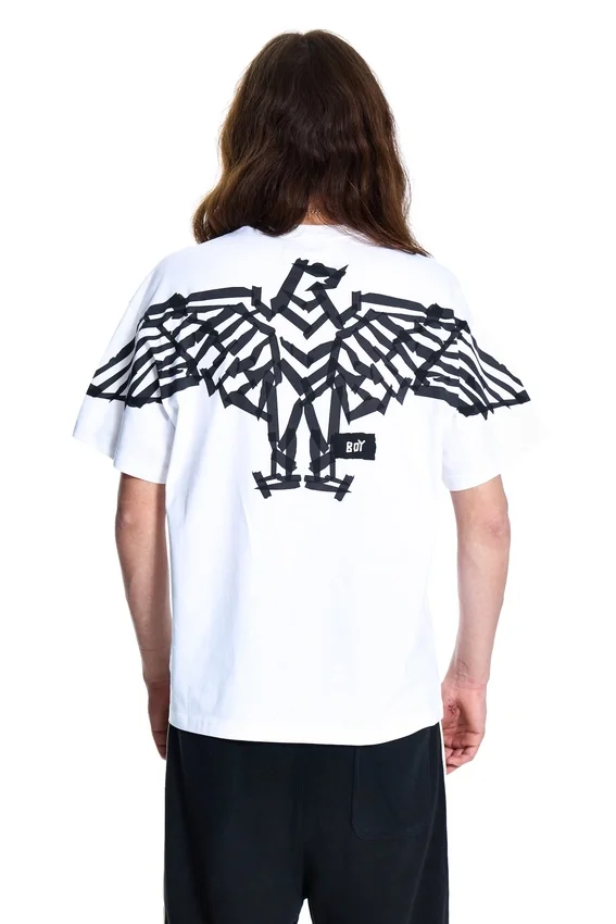 Boy Tape Eagle Backprint T-Shirt