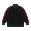 Crochet Black Tracksuit Jacket