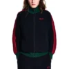 Crochet Black Tracksuit Jacket