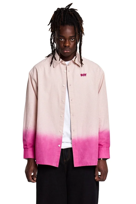Dip Dye Check Shirt