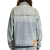 Laser Distressed Denim Jacket