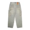 Laser Distressed Denim Trousers