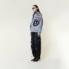 Moto Sticker Bomber Varsity Jacket