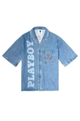 Playboy X Boy Jumbo Bunny Denim Shirt