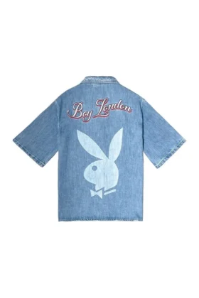 Playboy X Boy Jumbo Bunny Denim Shirt