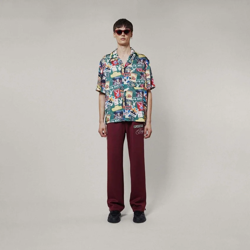 Playboy X Boy Scrapbook Resort Shirt