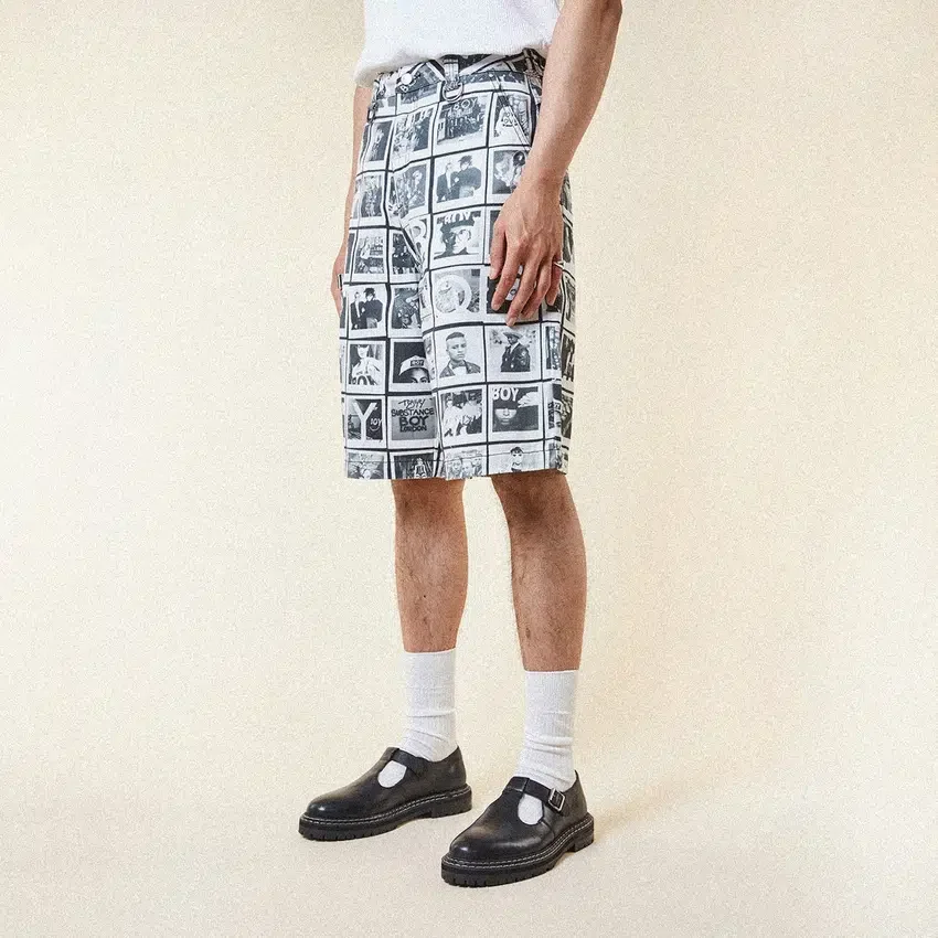 Polaroid Memories Denim Shorts