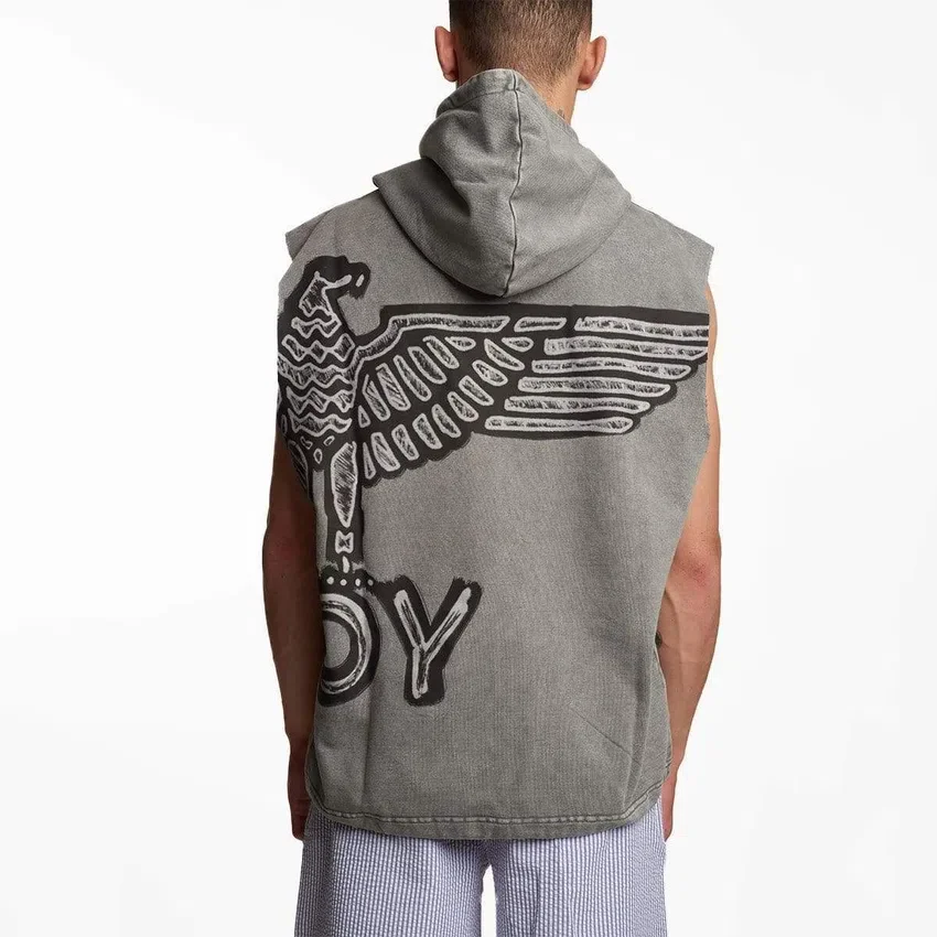 Stencil Short Sleeve Hood